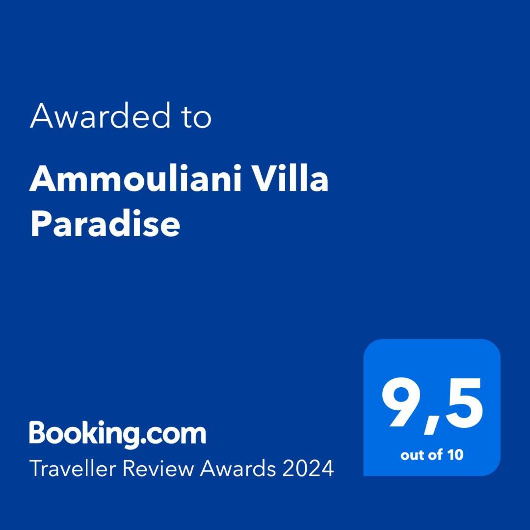 Ammouliani Villa Paradise Exterior foto